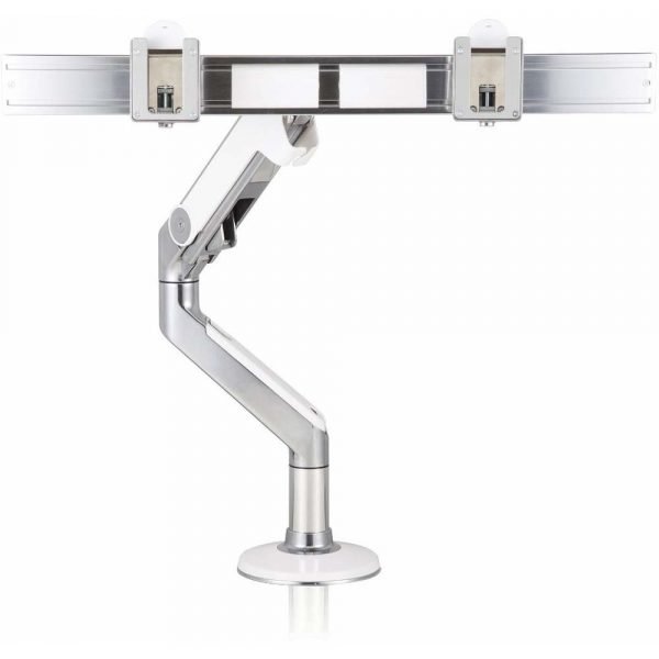 Humanscale M8 Crossbar Dual Double Adjustable Desk Mount Monitor Arm